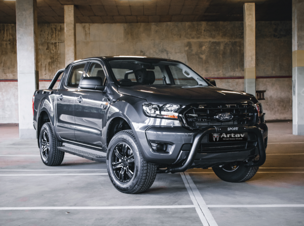 Ford Ranger / Everest Black Sports Nudge Bar 2016- Artav