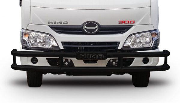 Hino 300 Series 614 Double Tube Black Stainless Steel  2019+