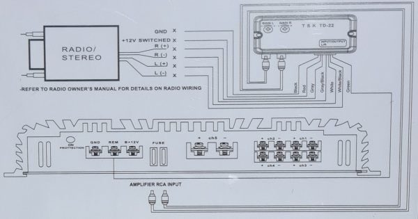 Blackspider RCA Converter High to Low With amp Switch on - Image 3