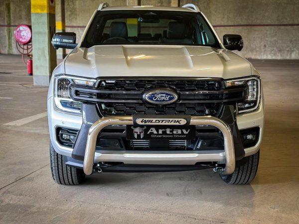 Ford Ranger Wildtrack stainless steel nudge bar 2023- Artav