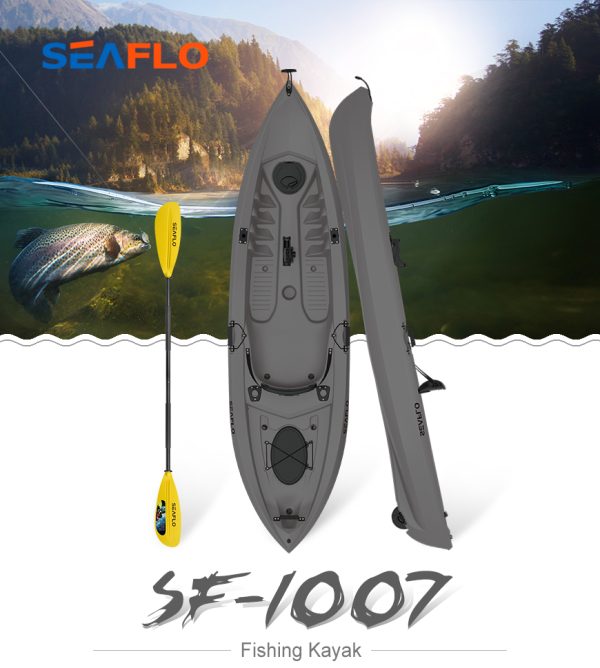 SEAFLO Fishing Kayak 125kg Grey