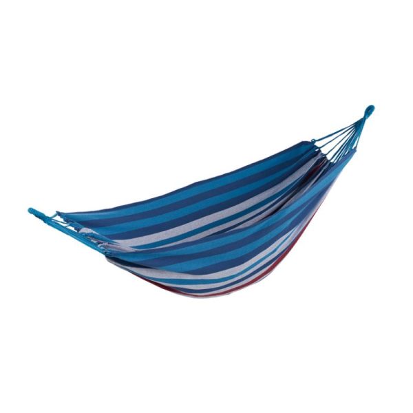 Hammock Anywhere Single Blue Stripe 150kg- OZtrail