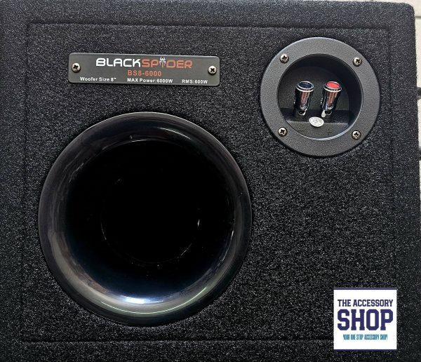 Black Spider 8 inch 6000w sub in ported box - Image 2