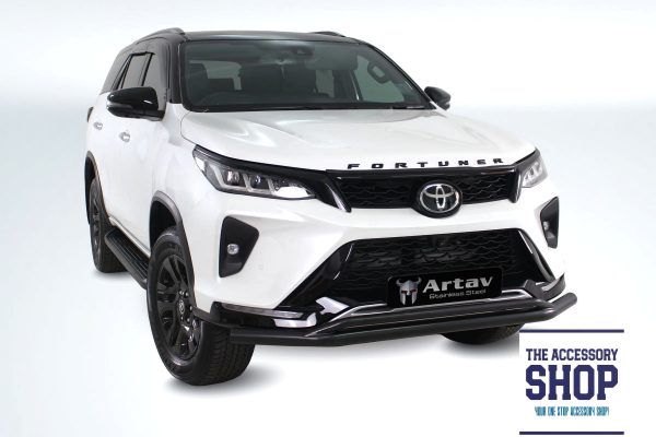 Toyota HIlux / Fortuner Front Styling Bar Black stainless steel 2016+ BS-80089 - Image 2