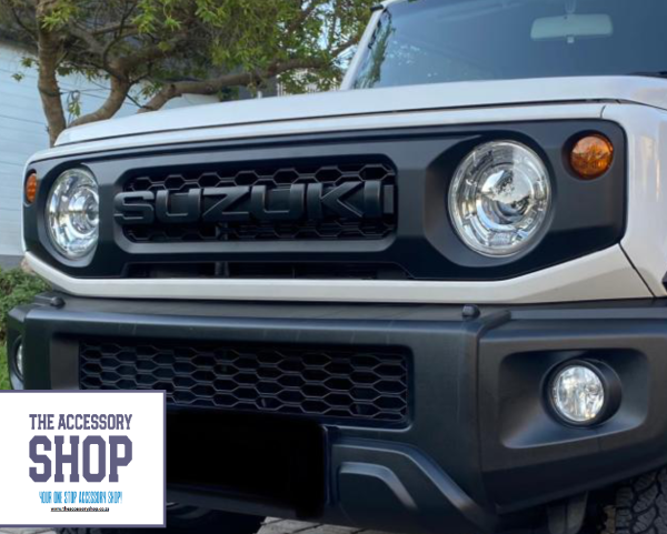 Suzuki Jimny Tactical Badge (Matt Black) With or without Grill