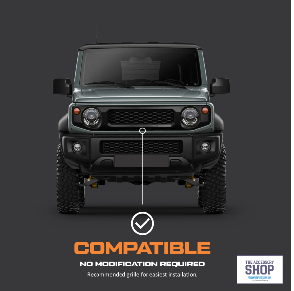 Suzuki Jimny Tactical Badge (Matt Black) With or without Grill - Image 6