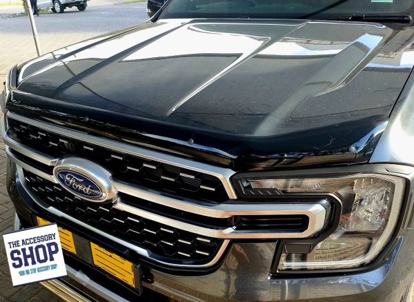 Ford Ranger Next Gen Bonnet Guard Matt or Gloss Black 2023- (incl Everest) - Image 3