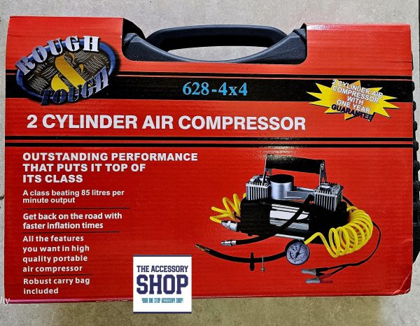 Air Compressor Tyre Inflator With Repair Kit - Image 2