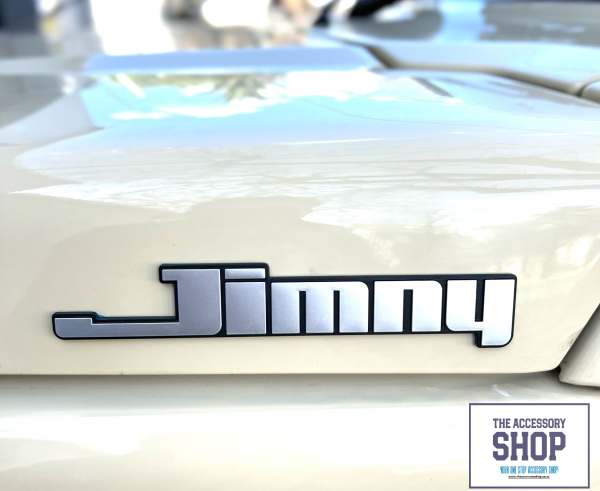 Jimny Silver Retro Logo