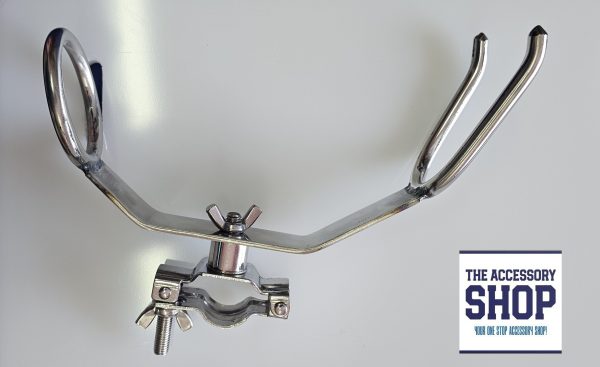 Stainless Steel Flat Round clamp on rod holders