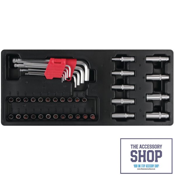 Tool Kit in 6-Drawer, 4-Wheel Trolley 174-Piece - Image 9