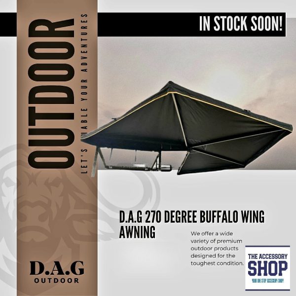 Awning 270 degrees Buffalo wing DAG