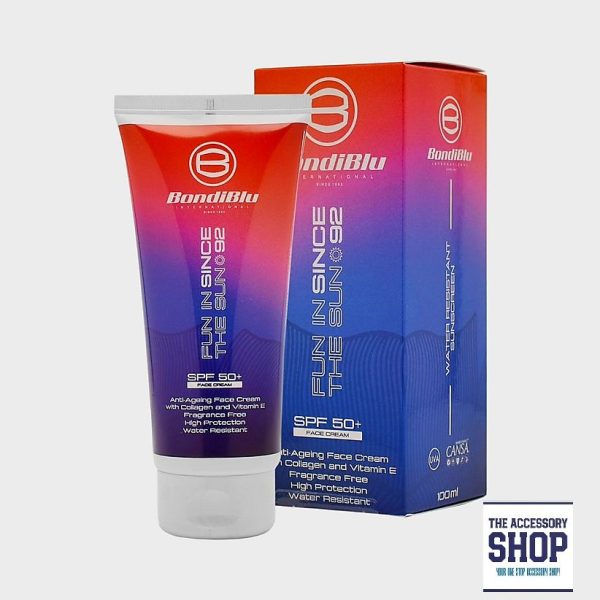 Sunscreen Daily Face Cream- 100ml spf50 Bondiblu