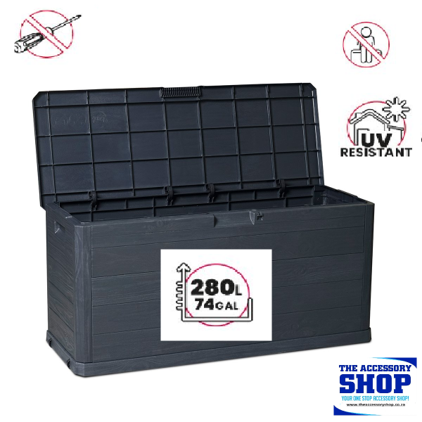 Cushions box with Multifunctional  volume of 280 L- Toolbox - Image 3